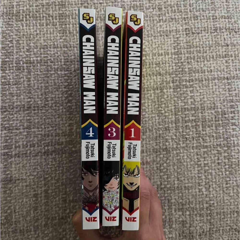 Chainsaw Man Manga (1, 3, & 4)